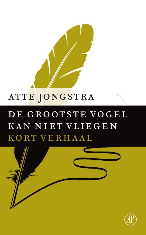 Cover of the book De grootste vogel kan niet vliegen by Atte Jongstra, Singel Uitgeverijen