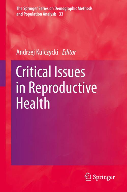 Cover of the book Critical Issues in Reproductive Health by , Springer Netherlands