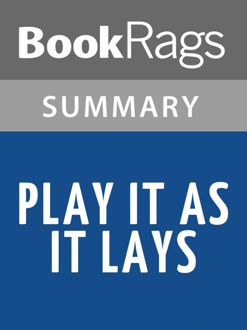 Big bigCover of Play It as It Lays by Joan Didion | Summary & Study Guide