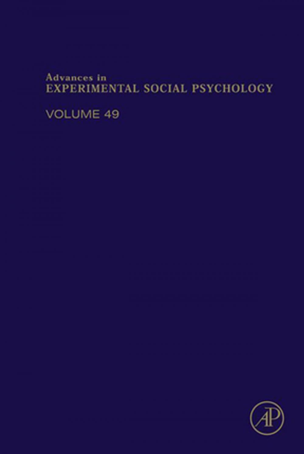 Big bigCover of Advances in Experimental Social Psychology