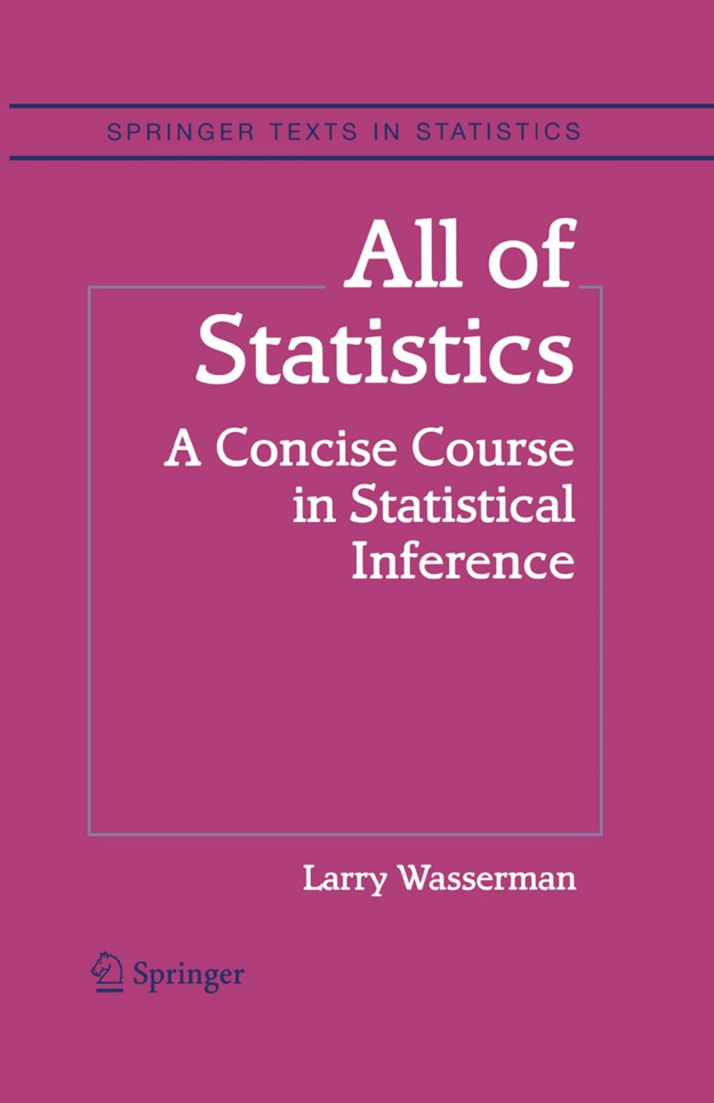 Big bigCover of All of Statistics