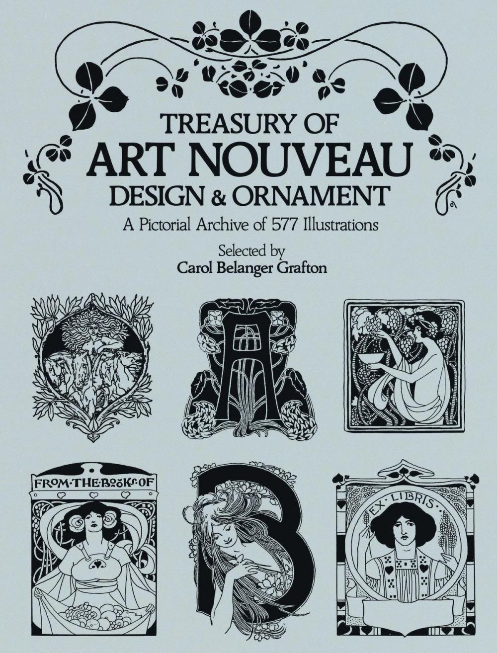 Big bigCover of Treasury of Art Nouveau Design & Ornament