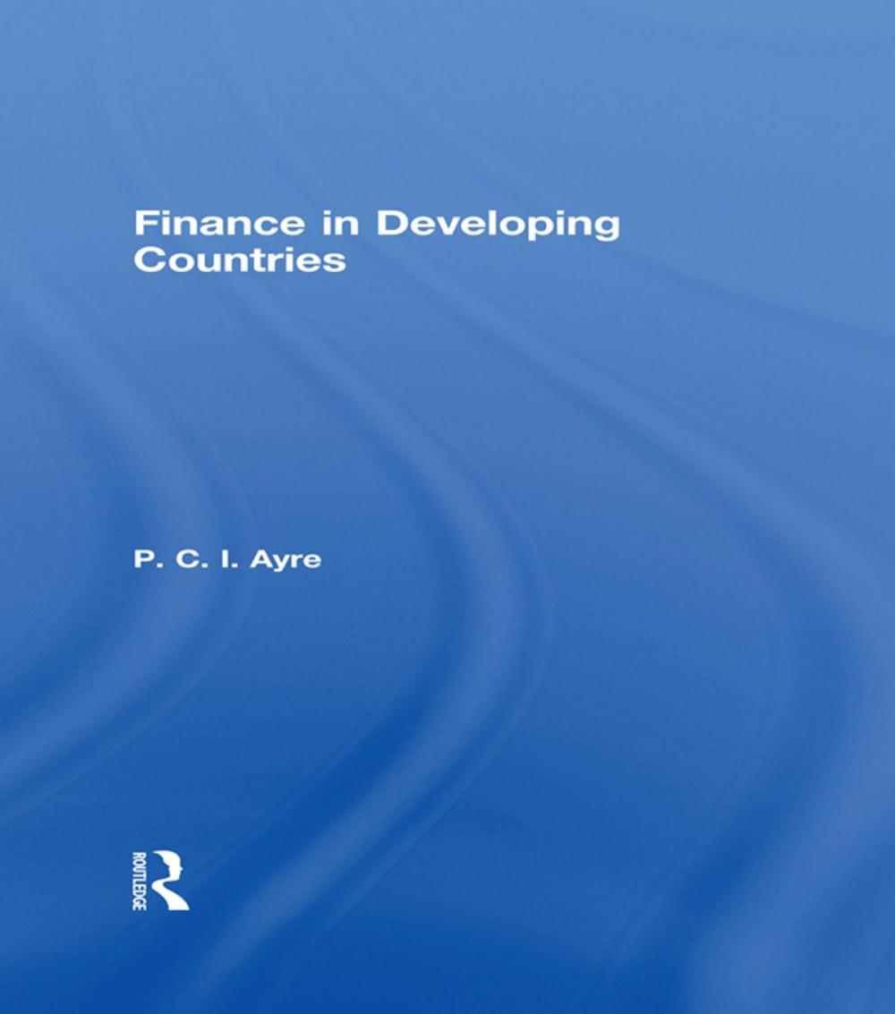 Big bigCover of Finance in Developing Countries