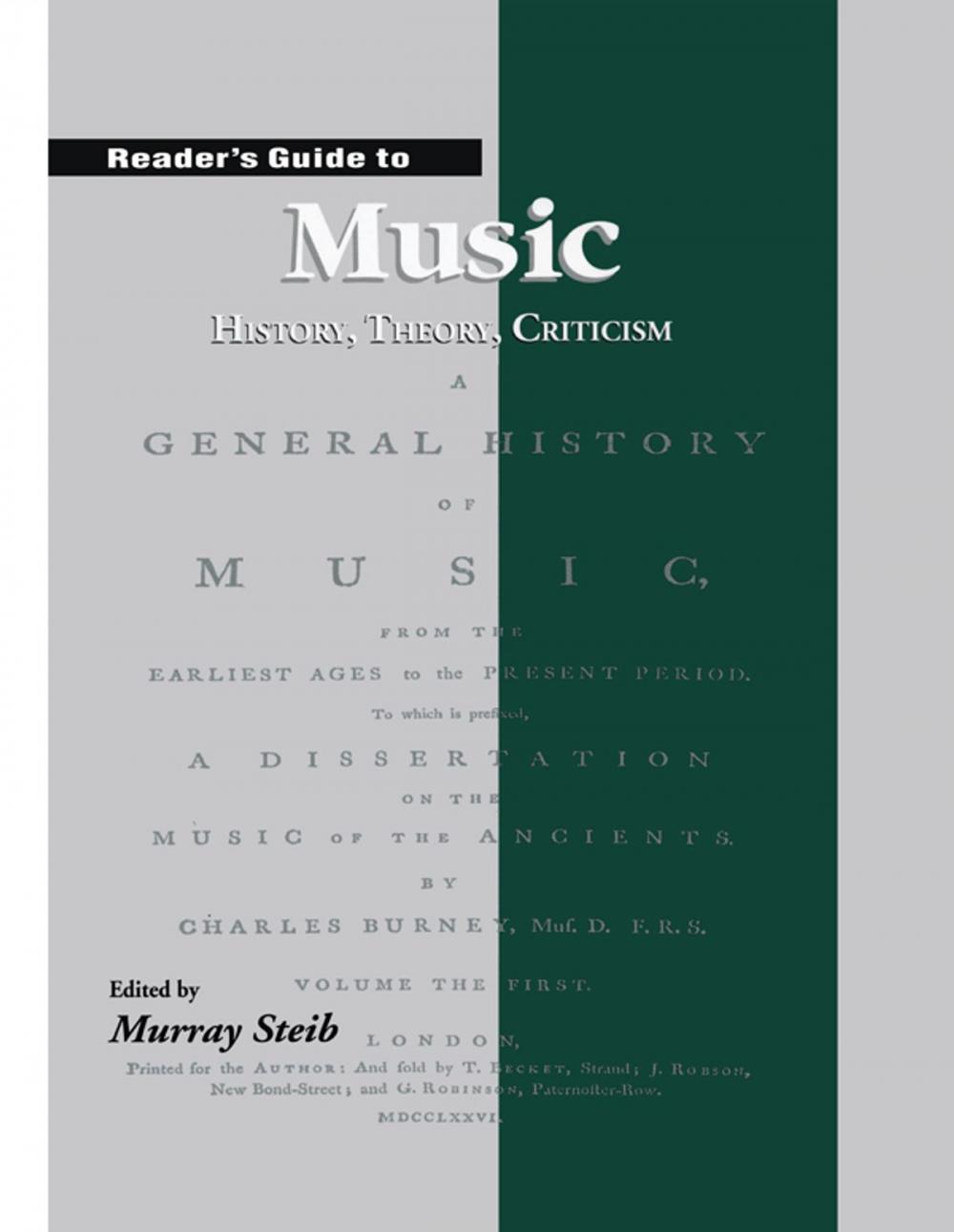 Big bigCover of Reader's Guide to Music