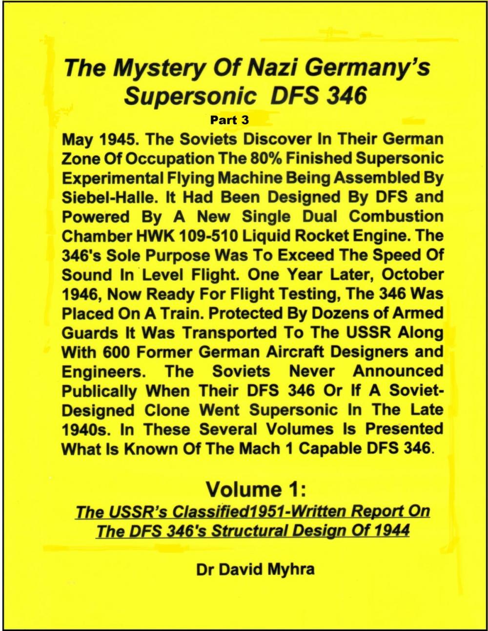 Big bigCover of The Mystery of Nazi Germany’s Supersonic DFS 346-Part 3
