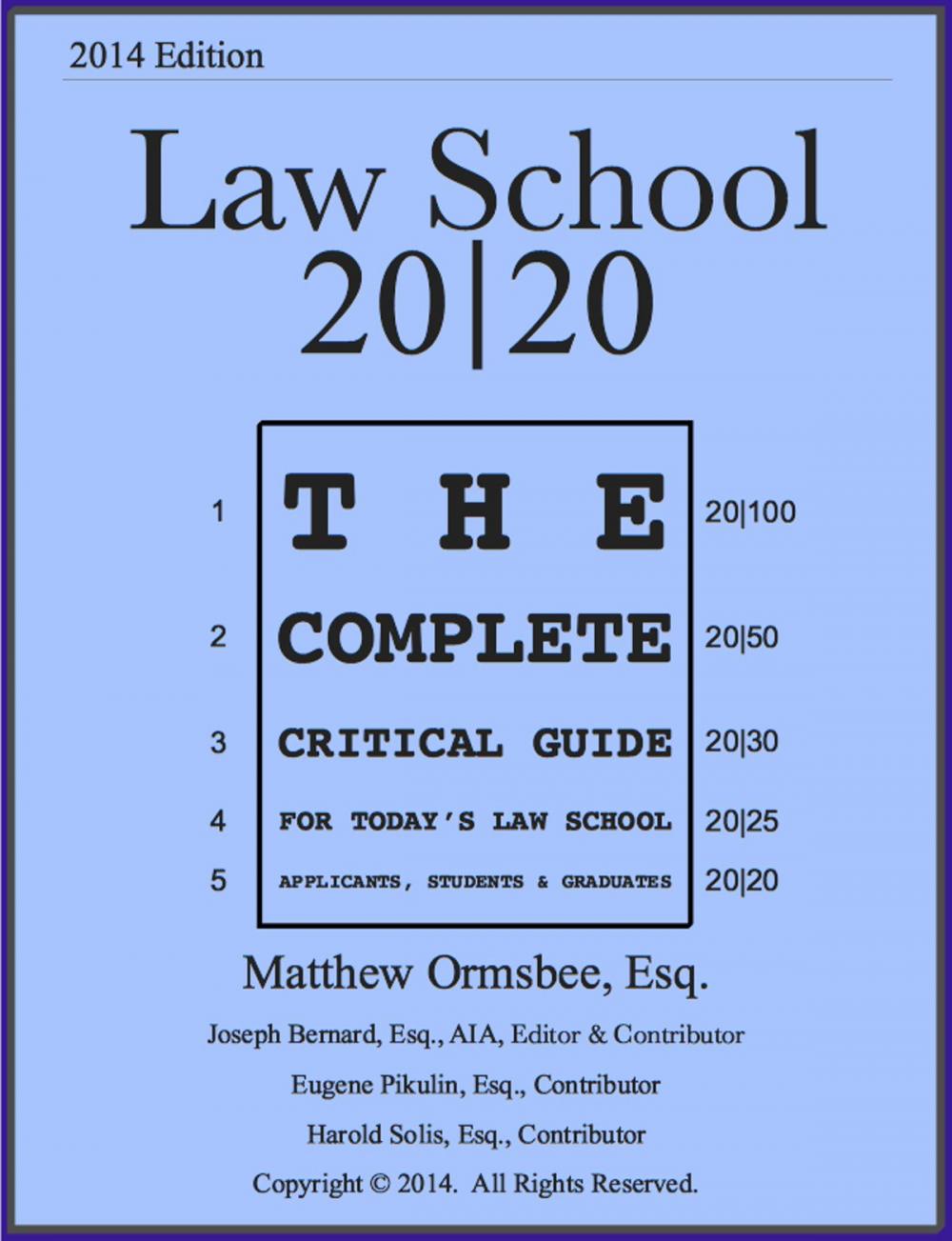 Big bigCover of Law School 20|20