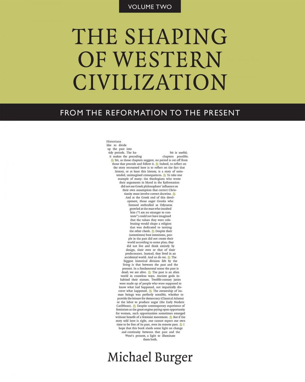 Big bigCover of The Shaping of Western Civilization, Volume II