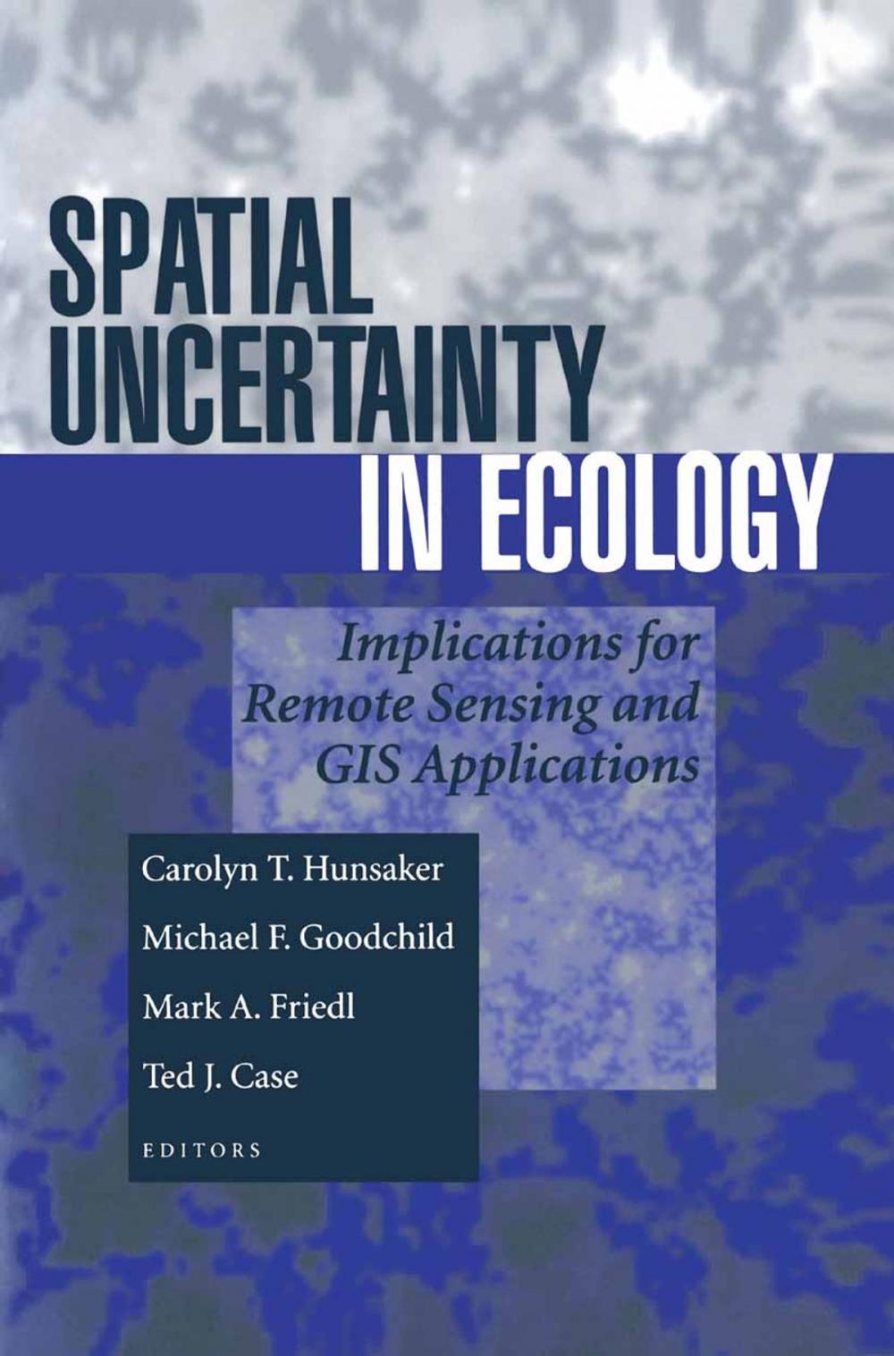 Big bigCover of Spatial Uncertainty in Ecology