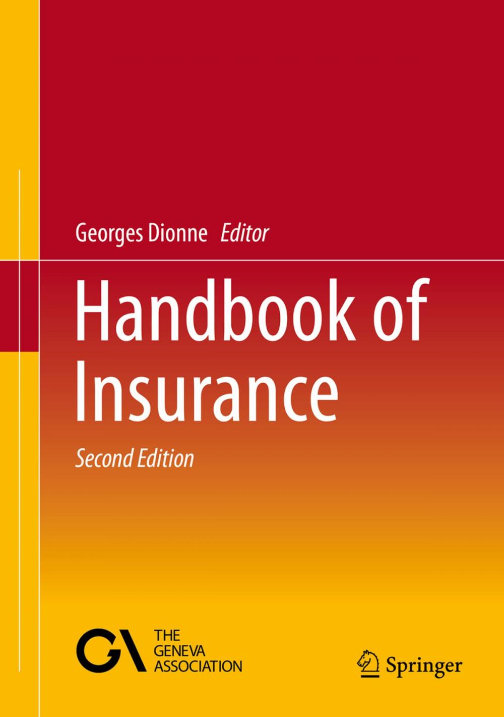 Big bigCover of Handbook of Insurance