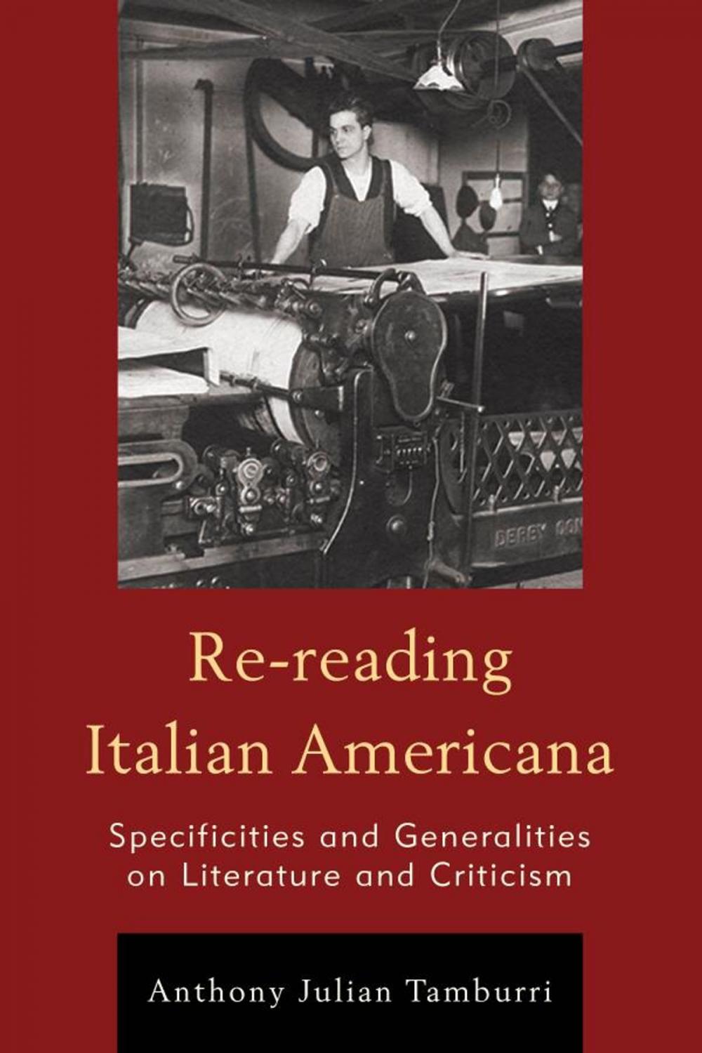 Big bigCover of Re-reading Italian Americana
