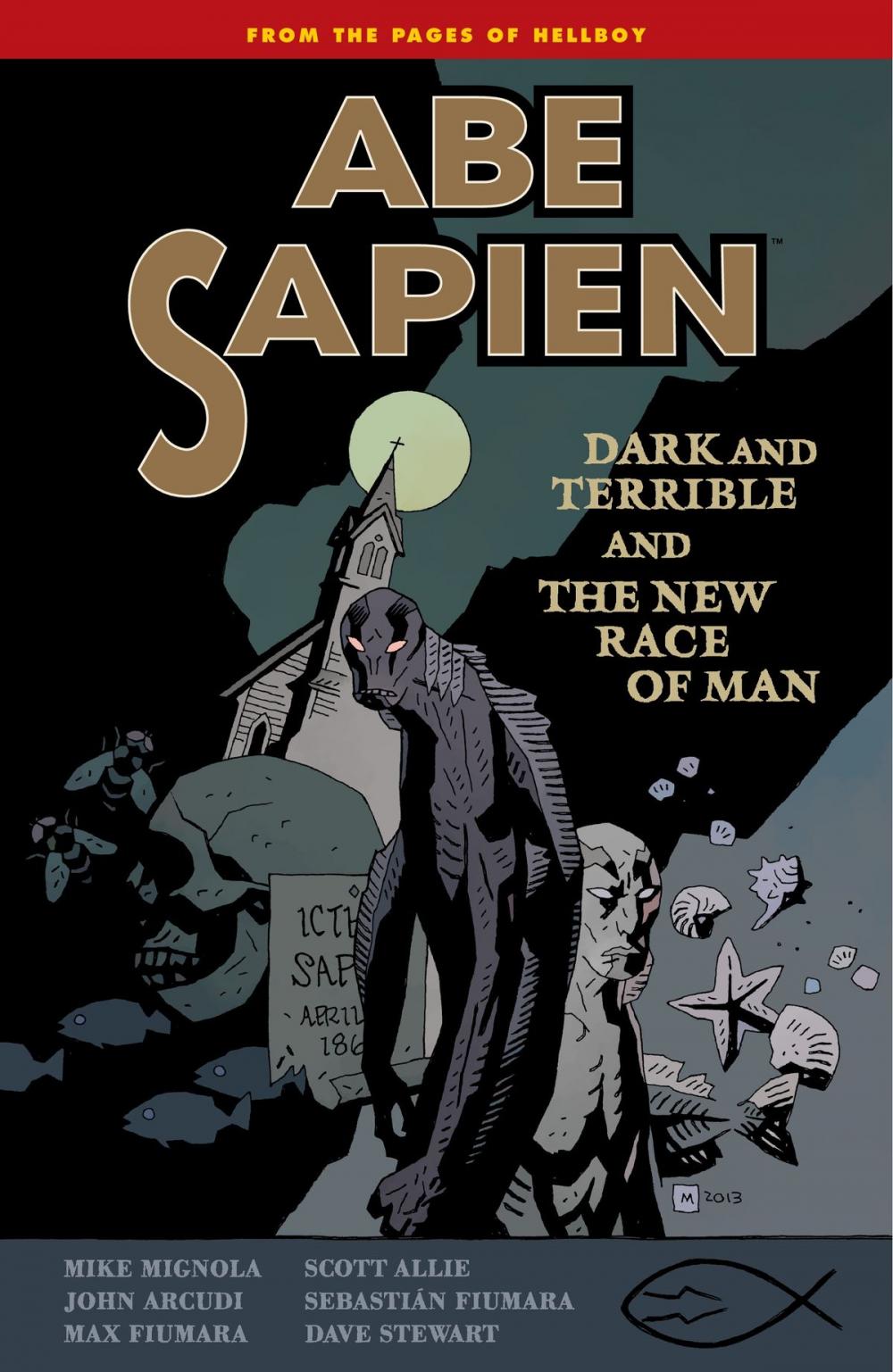 Big bigCover of Abe Sapien Volume 3: Dark and Terrible and the New Race of Man
