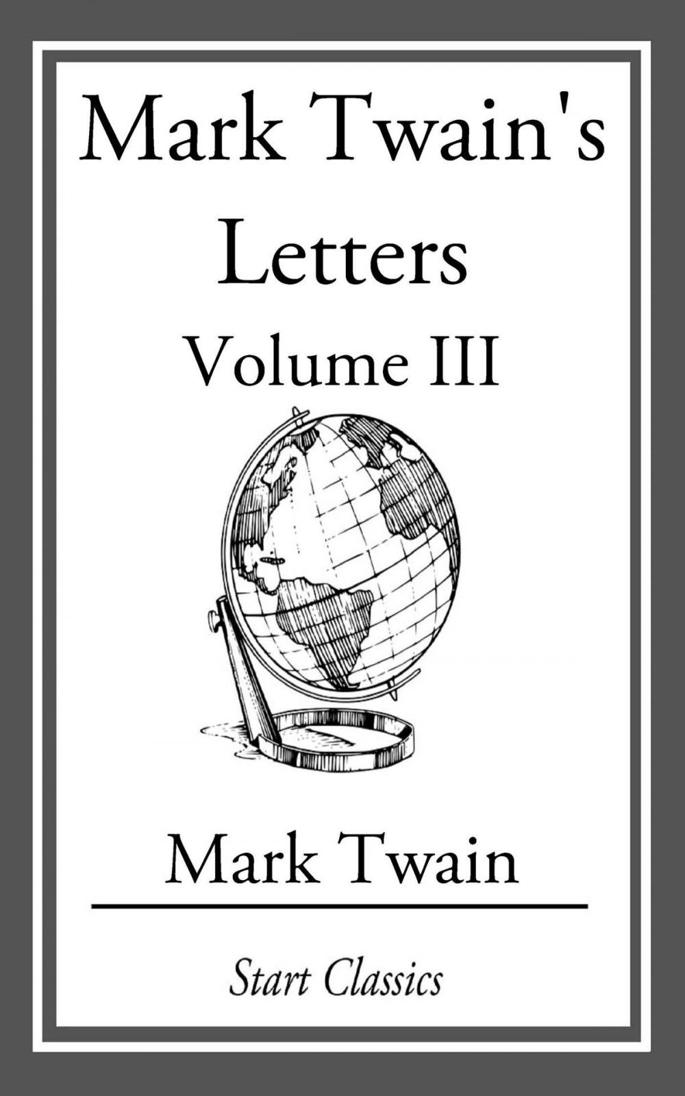 Big bigCover of Mark Twain's Letters