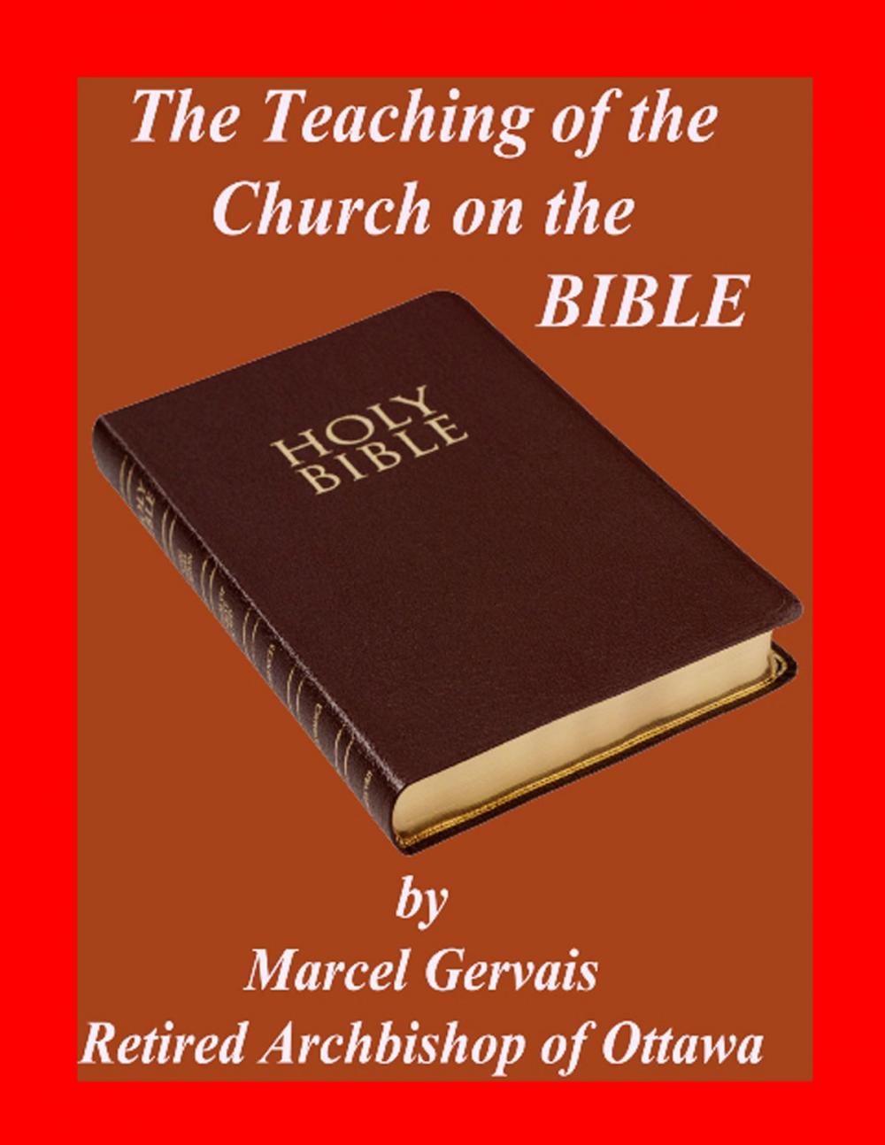 Big bigCover of The Teaching of the Church on the Bible