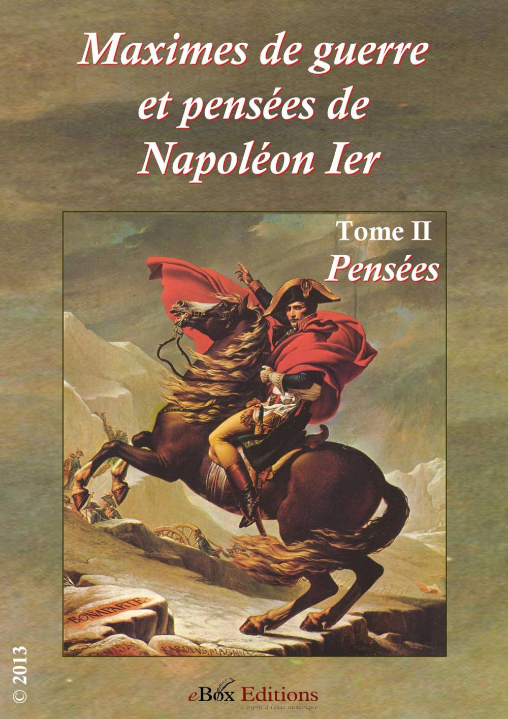 Big bigCover of Maximes de guerre et pensées de Napoléon Ier