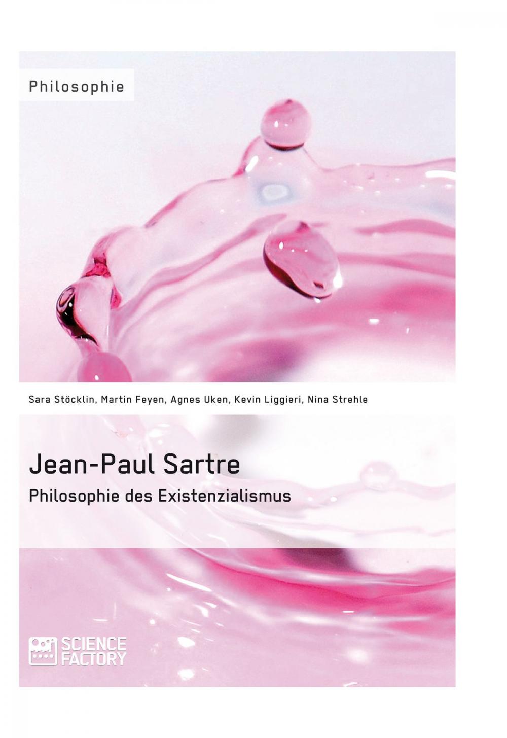 Big bigCover of Jean-Paul Sartre. Philosophie des Existenzialismus