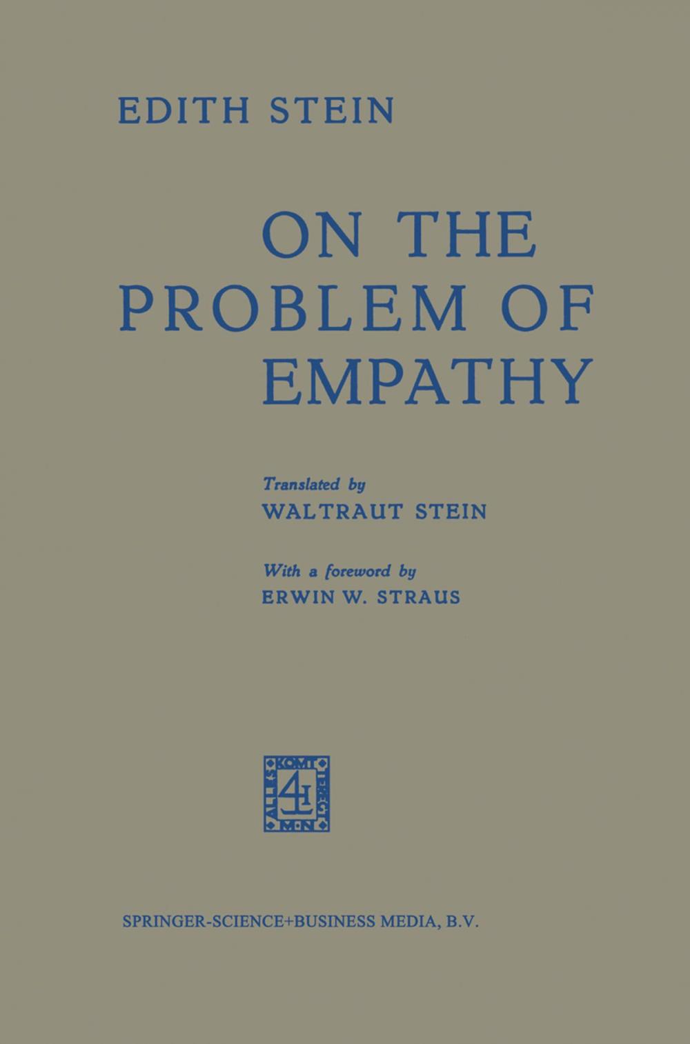 Big bigCover of On the Problem of Empathy