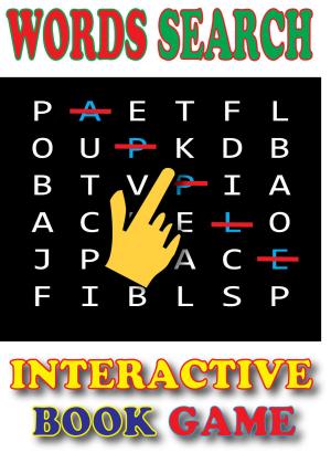 Cover of the book Words Search Interactive Book Game. by Interactive Books Publishing