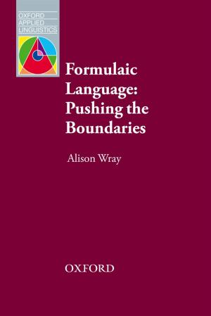 Cover of the book Formulaic Language - Oxford Applied Linguistics by Terrance J. Taylor