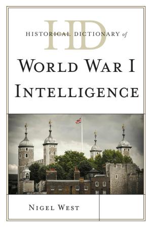 Cover of the book Historical Dictionary of World War I Intelligence by Benjamin Suchoff