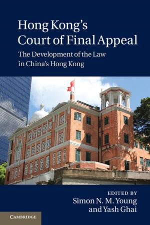 Cover of the book Hong Kong's Court of Final Appeal by Locknie Hsu