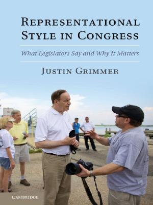 Book cover of Representational Style in Congress
