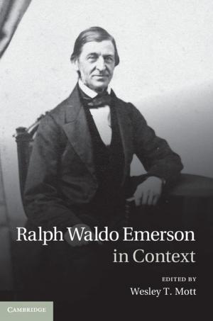Cover of the book Ralph Waldo Emerson in Context by Christina Sanchez-Stockhammer