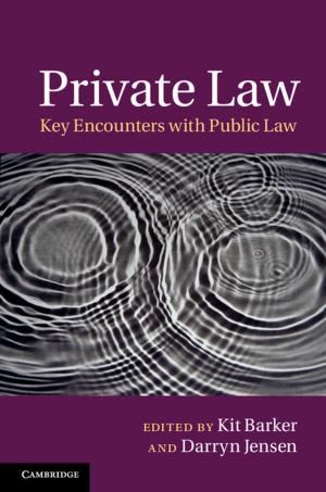 Cover of the book Private Law by Elizabeth J. Reitz, Elizabeth S. Wing