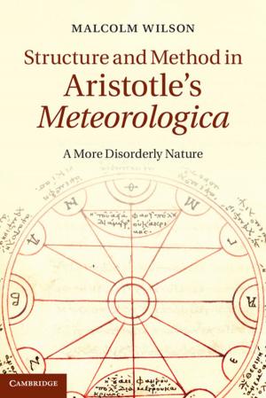 Cover of the book Structure and Method in Aristotle's Meteorologica by Rex J. Zedalis