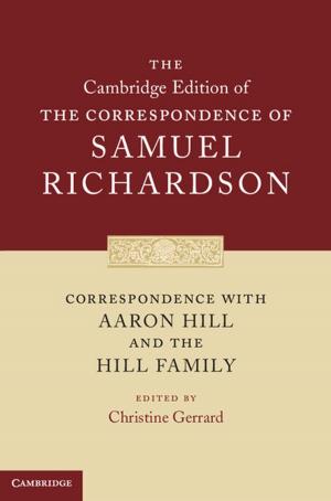 Cover of the book Correspondence with Aaron Hill and the Hill Family by Benny Morris