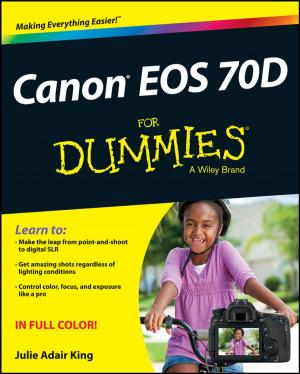 Cover of the book Canon EOS 70D For Dummies by Andy Bounds