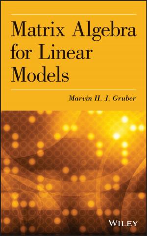 Cover of the book Matrix Algebra for Linear Models by Rolf Kindmann, Matthias Kraus