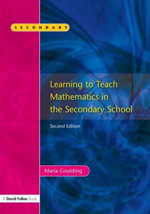 Cover of the book Learning to Teach Mathematics, Second Edition by Liz Simons