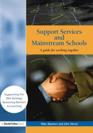 Cover of the book Support Services and Mainstream Schools by J. Luke Wood, Robert T. Palmer