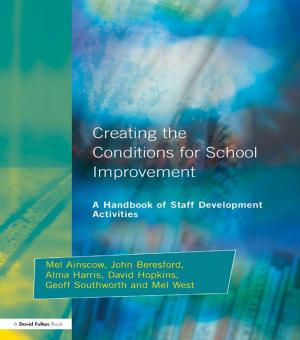 Book cover of Creating the Conditions for School Improvement