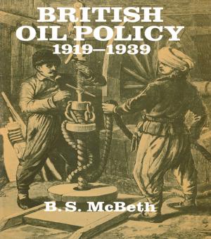 Cover of the book British Oil Policy 1919-1939 by DJM van der Voordt, HBR van Wegen