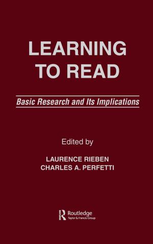 Cover of the book Learning To Read by 