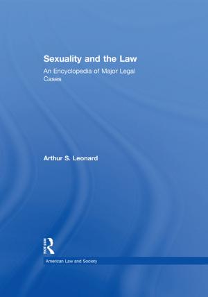 Cover of the book Sexuality and the Law by David Foot