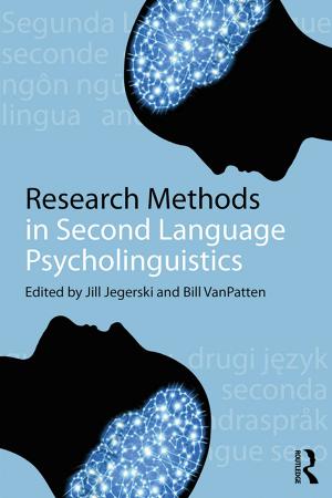 Cover of the book Research Methods in Second Language Psycholinguistics by Aaron C. Thomas
