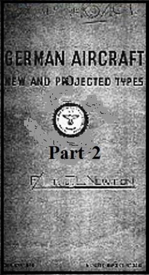Cover of the book German Aircraft: New and Projected Types Part 2 by David Myhra