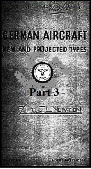 Cover of German Aircraft: New and Projected Types Part 3