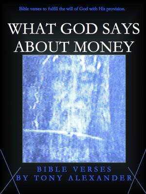 Cover of the book What God Says About Money Bible Verses by Tony Alexander