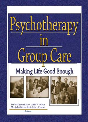 Book cover of Psychotherapy in Group Care
