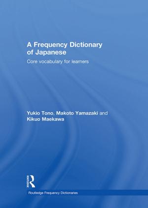 Book cover of A Frequency Dictionary of Japanese