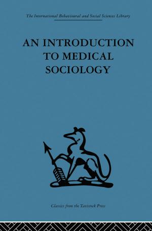 Cover of the book An Introduction to Medical Sociology by Renata Tesch