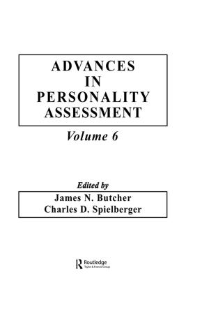 Cover of the book Advances in Personality Assessment by Anna Dobrovolskaia