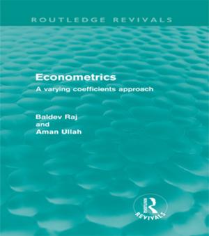 Cover of the book Econometrics (Routledge Revivals) by Wibren van der Burg