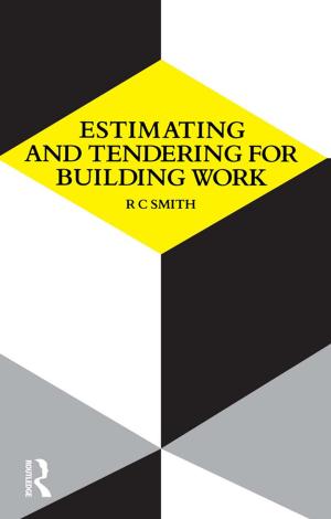 Cover of the book Estimating and Tendering for Building Work by H.D. Rabinowitch