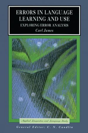 Cover of the book Errors in Language Learning and Use by Kathy Chater