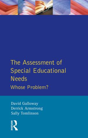 Book cover of The Assessment of Special Educational Needs