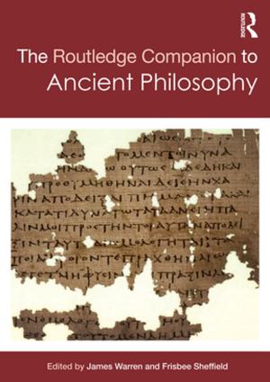 Cover of the book Routledge Companion to Ancient Philosophy by 